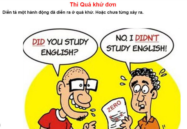 Thì Quá khứ đơn với Động từ thường
