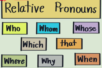 Relative pronouns