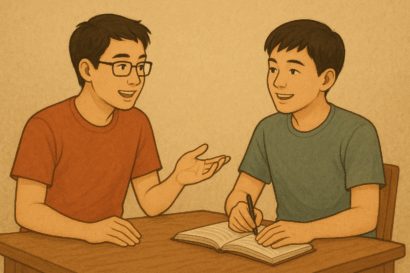 Cuộc trò chuyện giữa hai người bạn