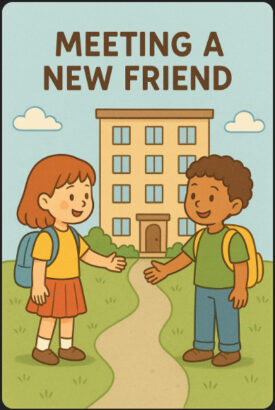 meeting a new friend
